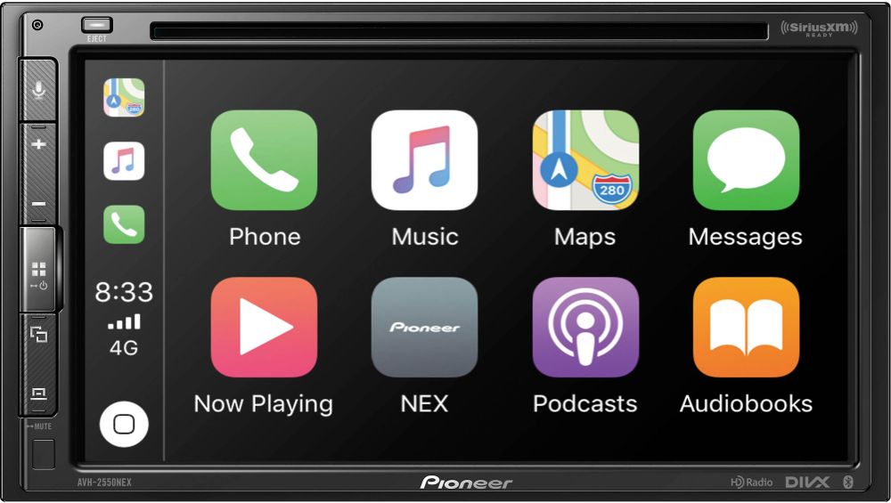 Pioneer AVH-2500NEX in-Dash 2-Din Touchscreen DVD/MP3 Stereo Receiver with Bluetooth, Apple Carplay, and Android Auto Compatibility
