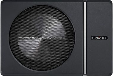 Kenwood KSC-PSW8 250W Max (150W RMS) Single 8 Under Seat Powered Subwoofer Enclosure Remote Control