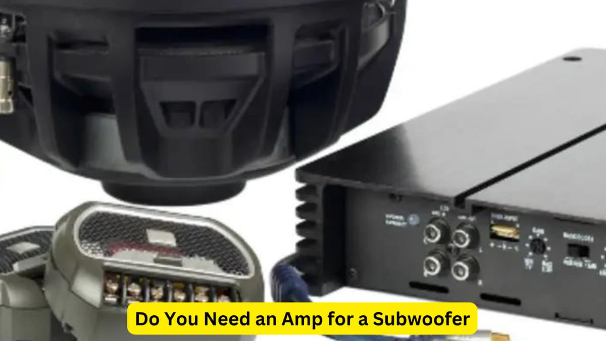 Do You Need an Amp for a Subwoofer
