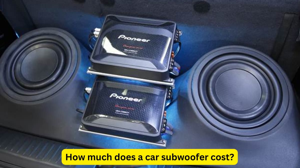 How much does a car subwoofer cost