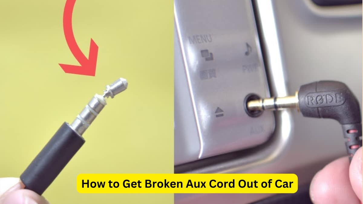 How to Get Broken Aux Cord Out of Car