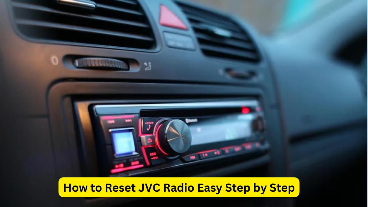 How to Reset JVC Radio Easy Step by Step