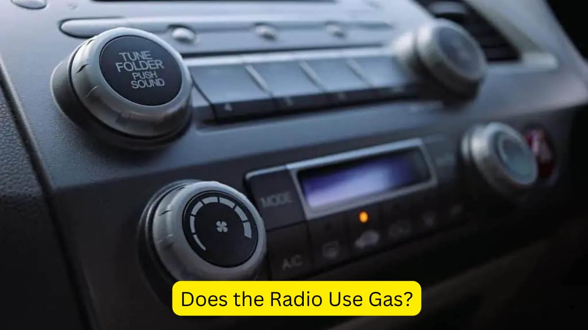 Does the car Radio Use Gas