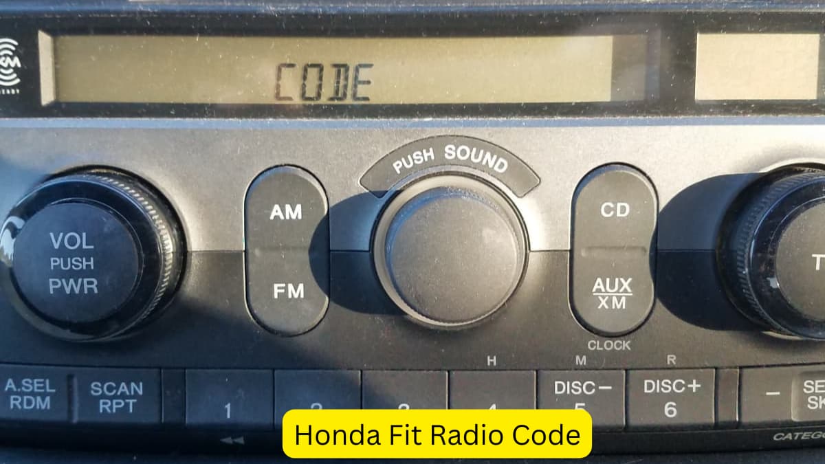 Honda Fit Radio Code