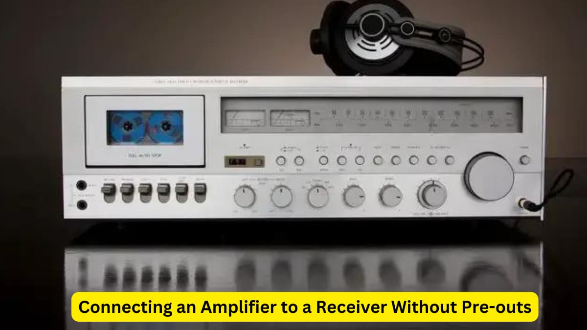 Connecting an Amplifier to a Receiver Without Pre-outs