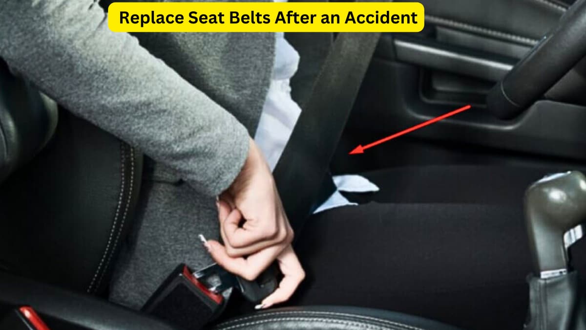Replace Seat Belts After an Accident