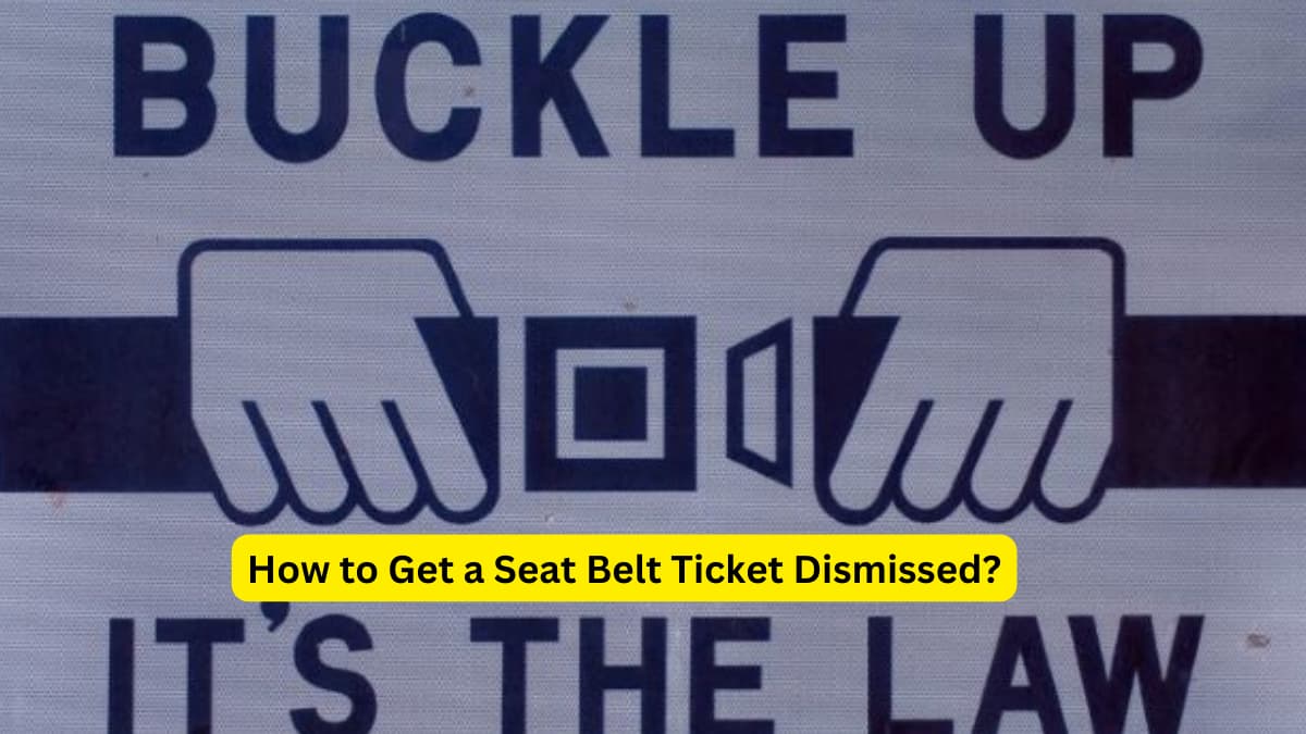 How to Get a Seat Belt Ticket Dismissed?